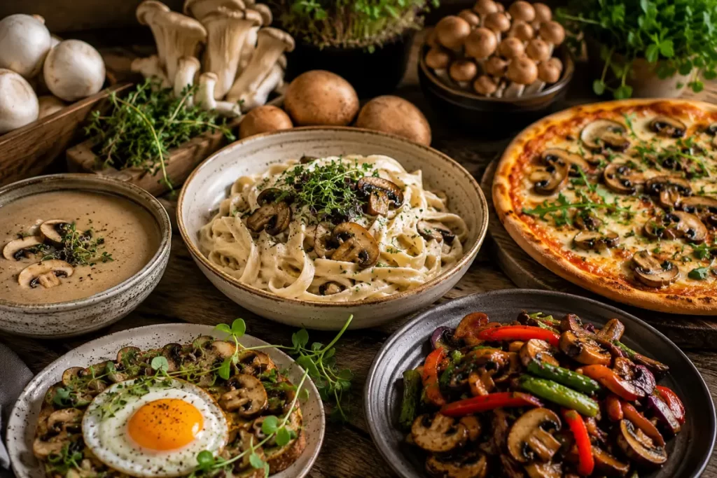 Why Microgreens and Mushrooms Are More Than Just Garnish 3 Pasta with garnish