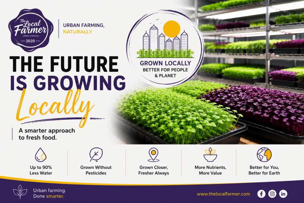 The Future Is Growing Locally: A smarter approach to fresh food 1 TLF The Future is growing Locally