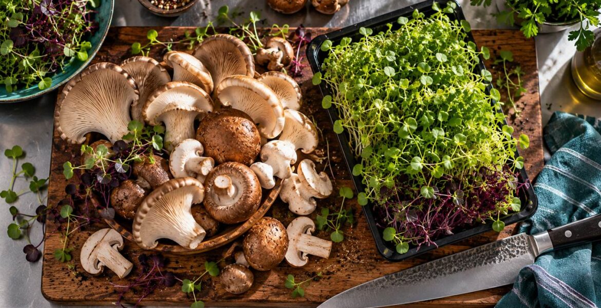 Mushrooms and Microgreens: Why Two Local Crops Belong in Every Commercial Kitchen 1 image